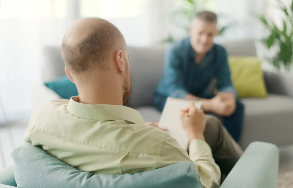 The Grove Recovery | professional therapist meeting a patient in his of 2026 01 07 00 31 06 utc